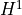 H^1