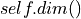 self.dim()
