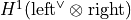 H^1(\mathrm{left}^\vee \otimes \mathrm{right})